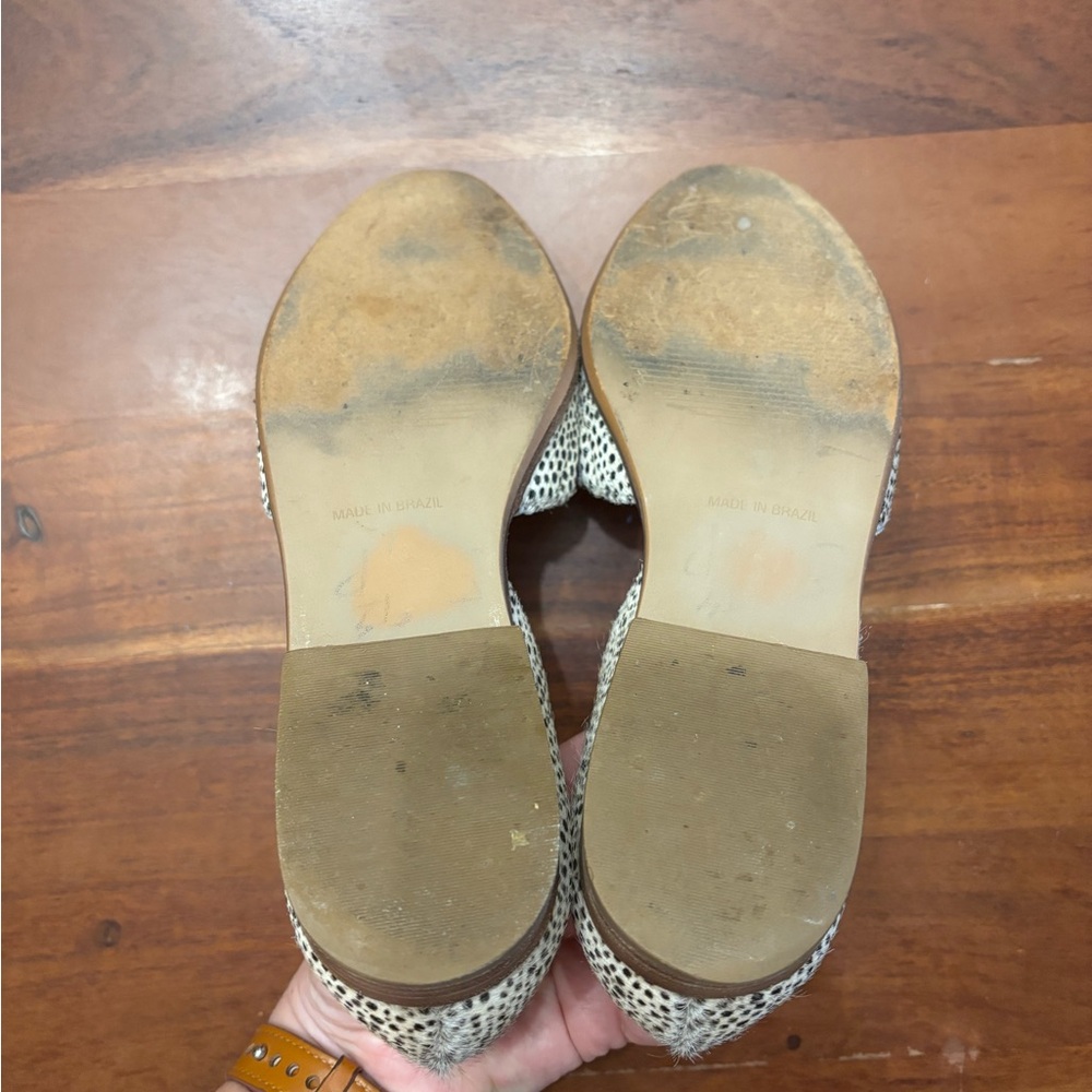 Madewell The Marisa d’Orsay Flat in Spotted Calf Hair - Picture 9 of 11